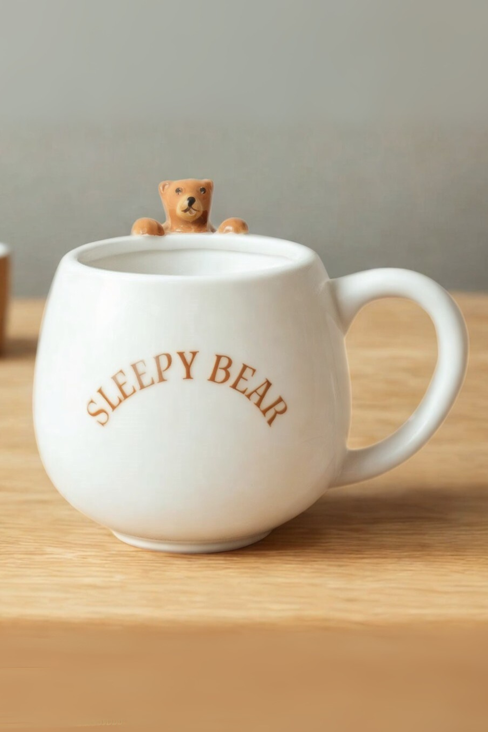 Sleepy Bear Rounded Mug