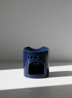 Blue Crescent Moon Oil Burner