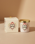 Mum Folk Heart French Tulip Candle