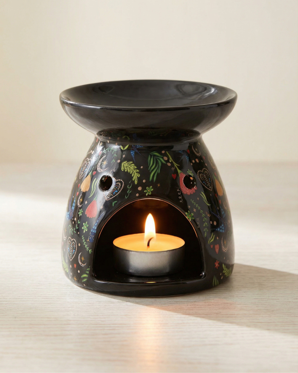 Midnight Bloom Print Oil Burner