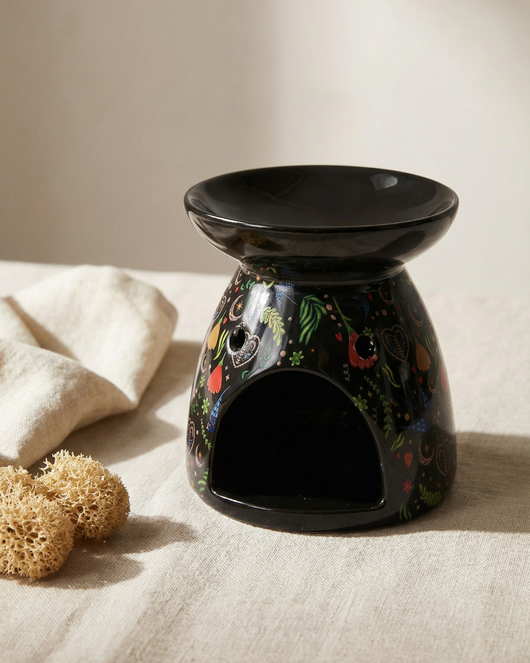 Midnight Bloom Print Oil Burner