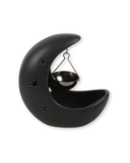 Black Crescent Moon Hanging Oil Burner