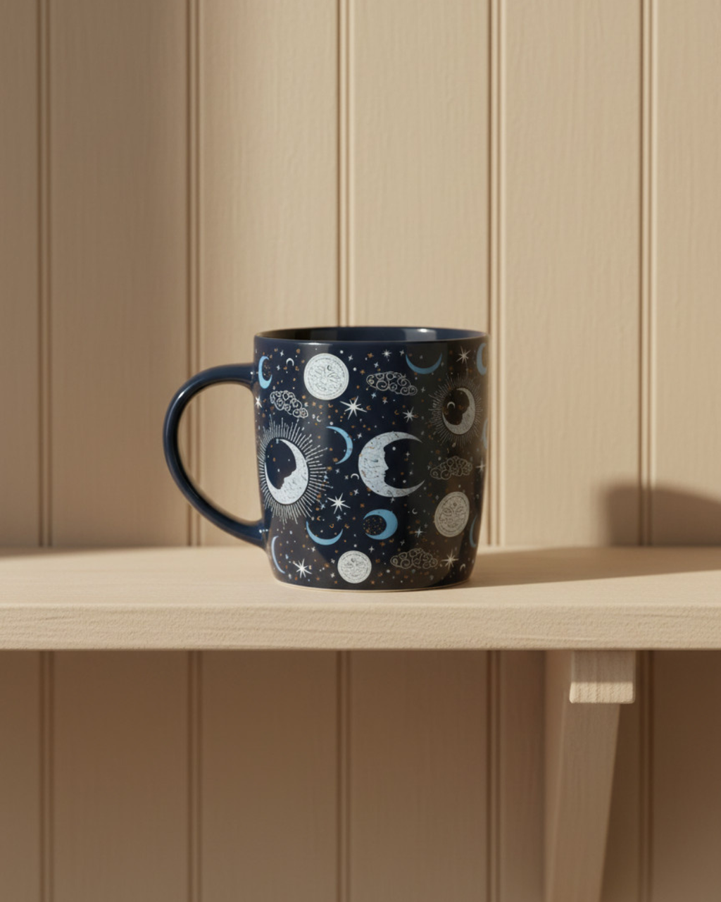 Blue Moon Celestial Print Mug