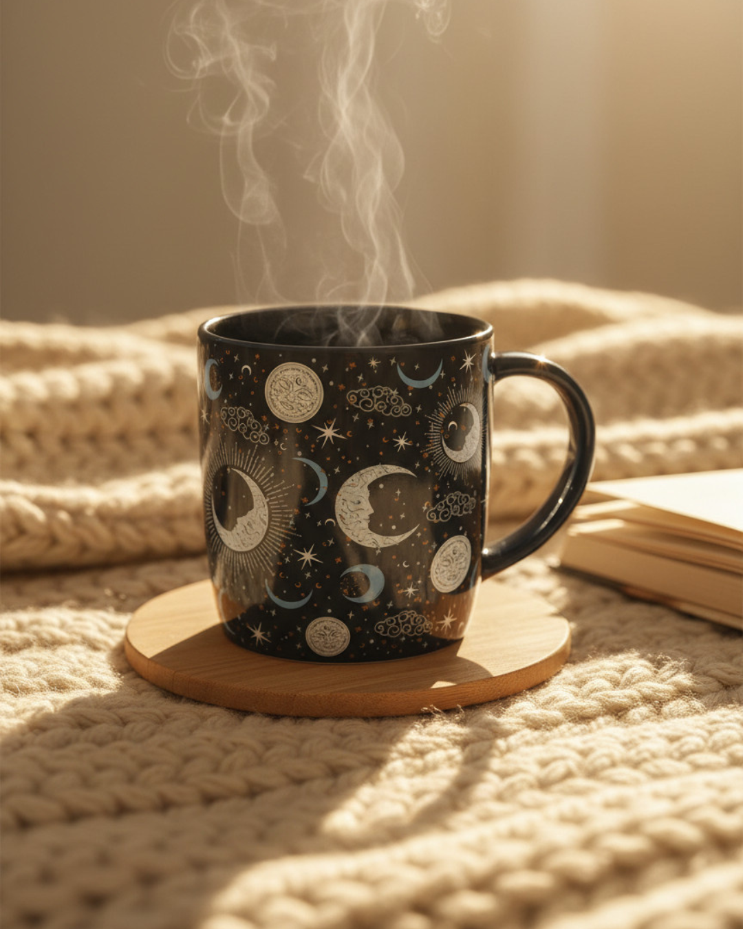 Blue Moon Celestial Print Mug
