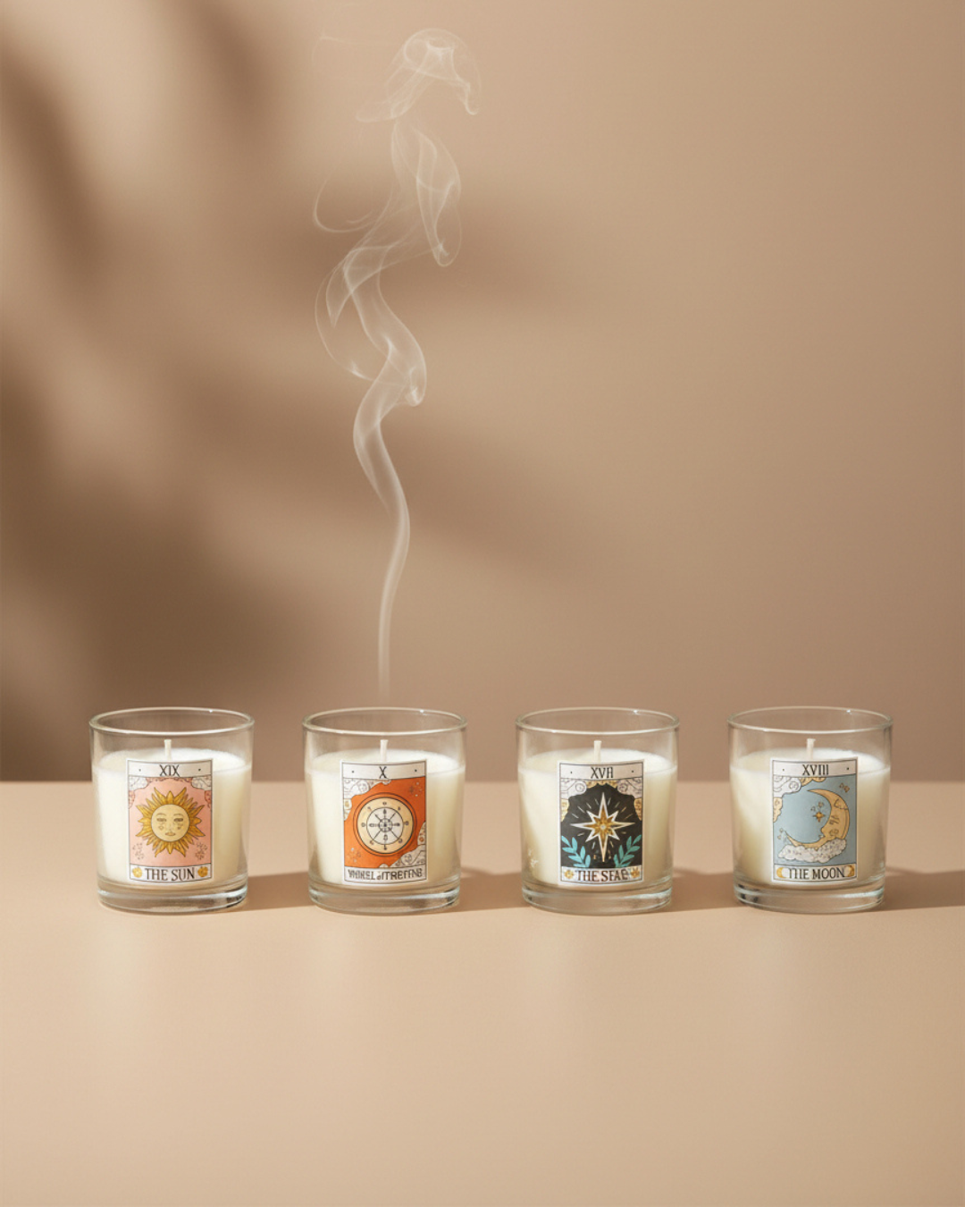 The Moon Vintage Tarot Blueberry Candle