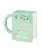 Coffee and Books Green Book Shaped Mug
