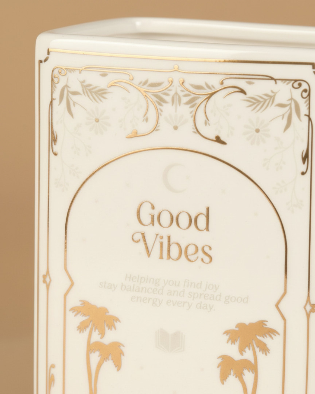 White Book Shaped Vase