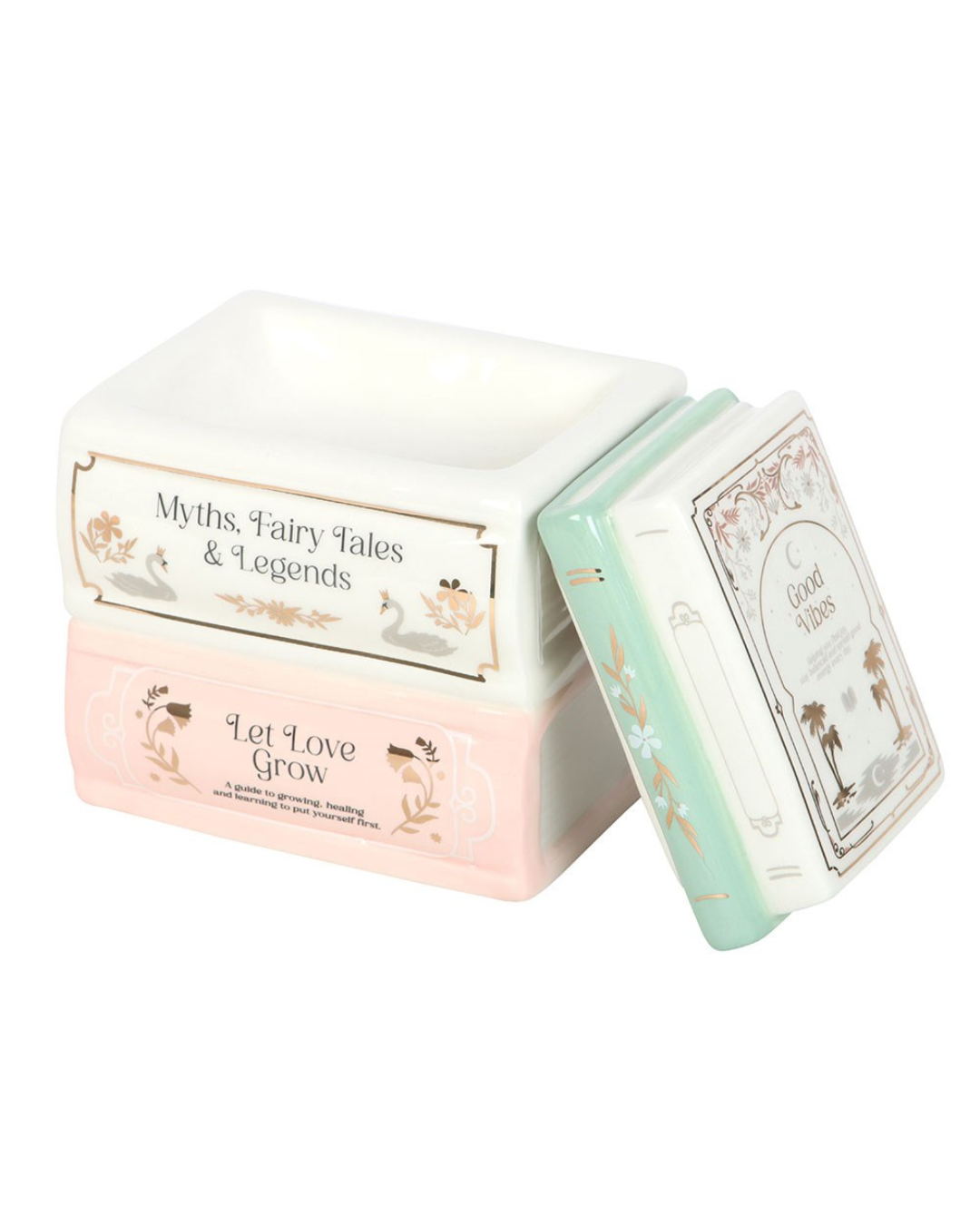 Book Stack Oil Burner and Wax Warmer