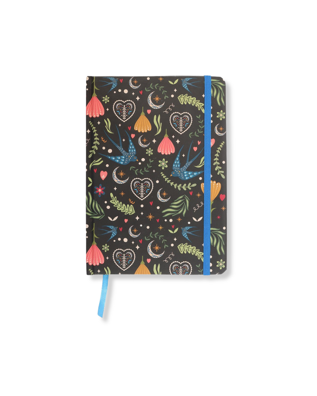 Midnight Bloom Print A5 Notebook