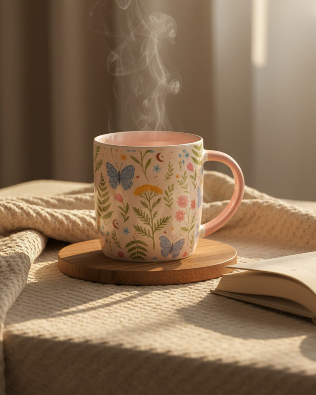 Luna Bloom Floral Print Mug