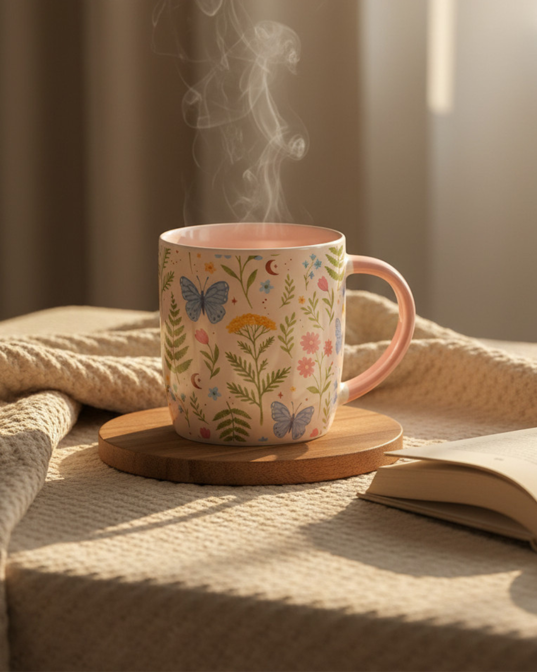 Luna Bloom Floral Print Mug