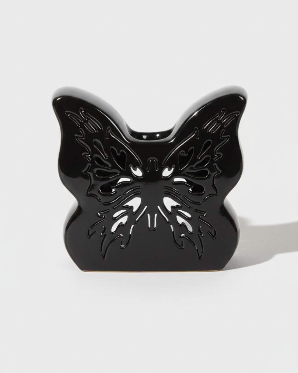 Black Cut-Out Butterfly Oil Burner & Wax Warmer