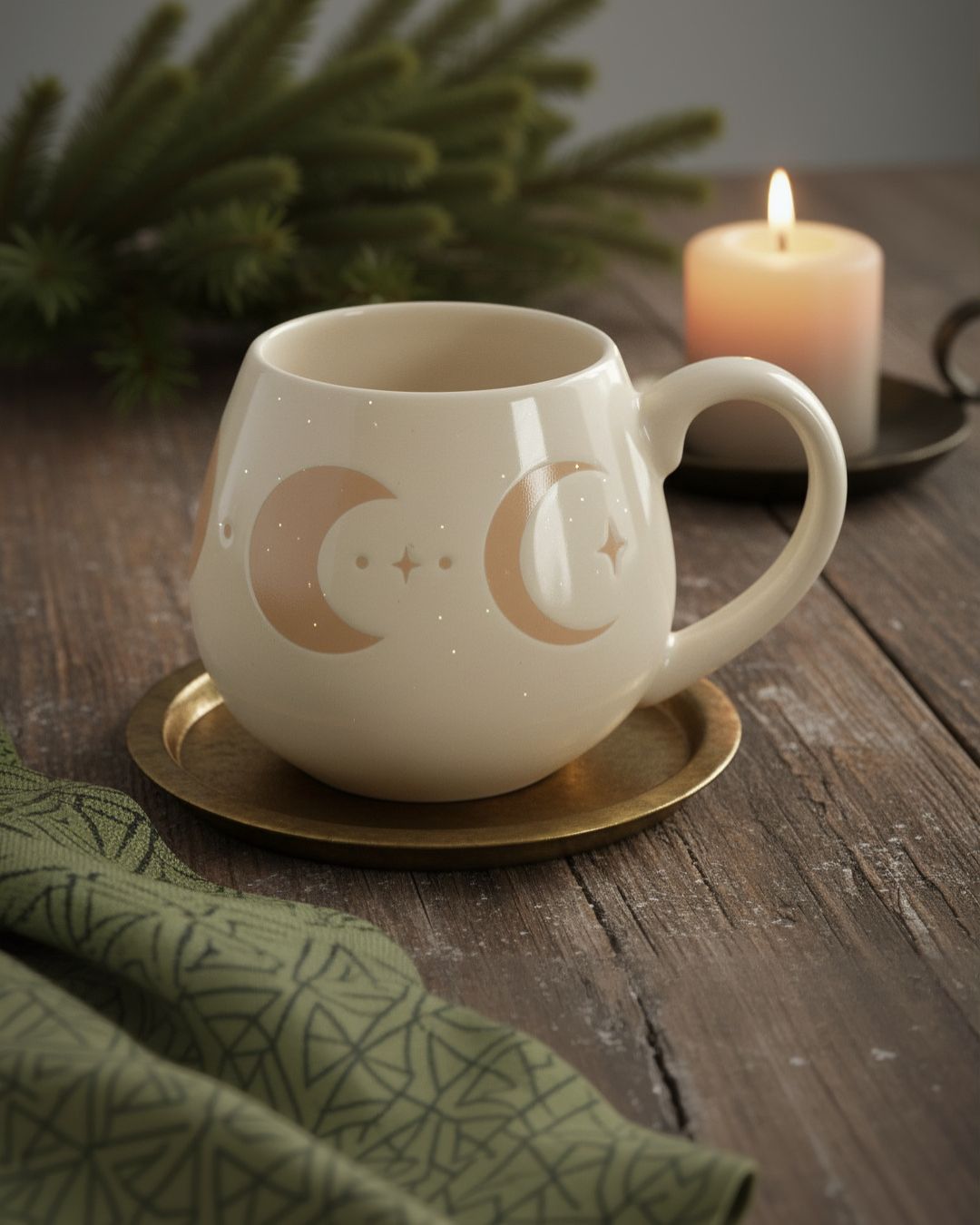 Moon Phase Rounded Mug