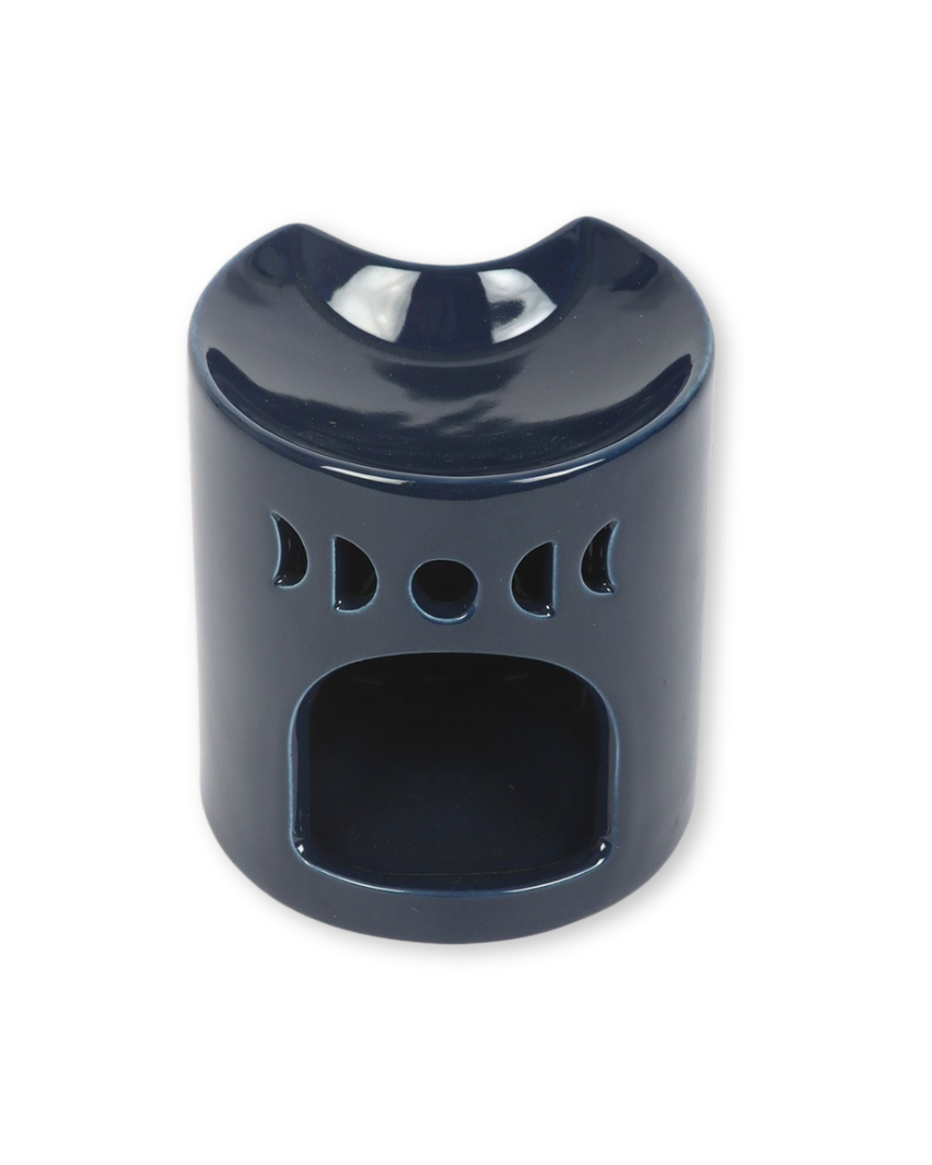 Blue Crescent Moon Oil Burner