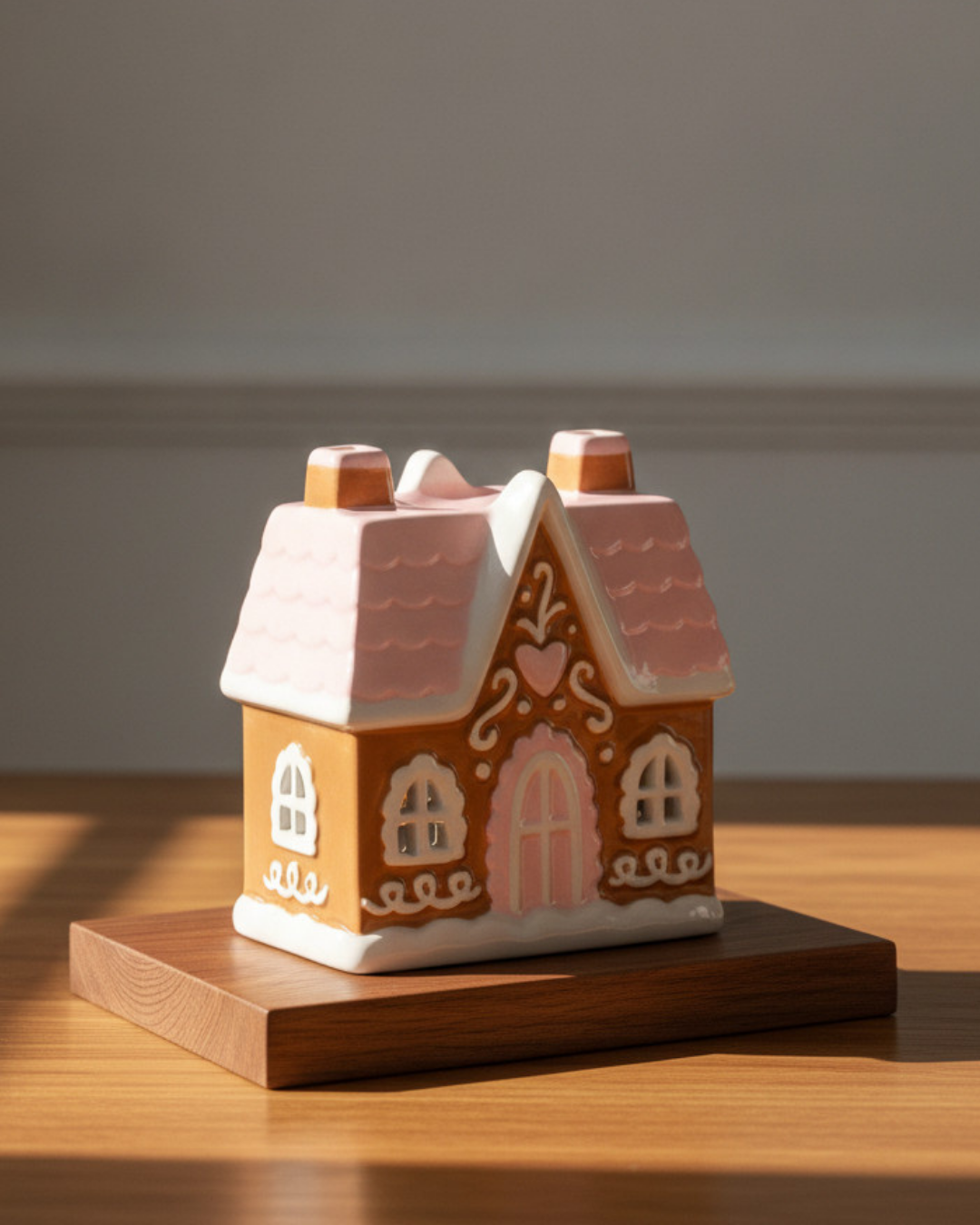 Gingerbread House Oil Burner & Wax Melt Warmer | Ceramic Christmas House