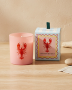 Pastel Lobster Coconut & Sea Salt Candle