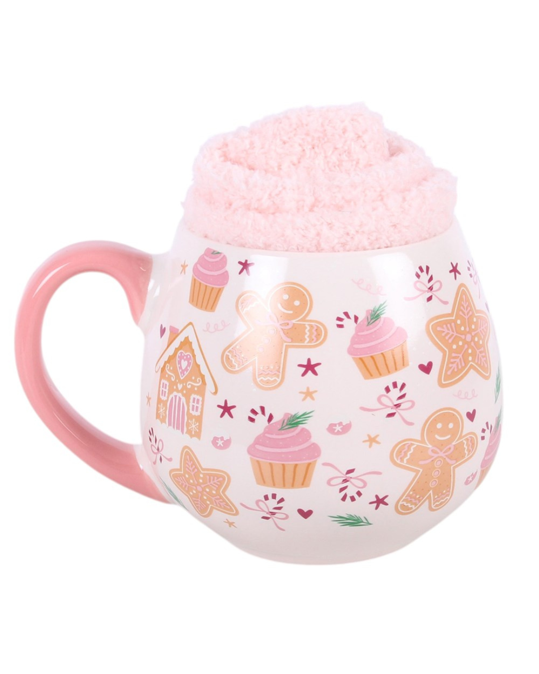 Gingerbread Mug & Socks Gift Set | Cosy Christmas Gift