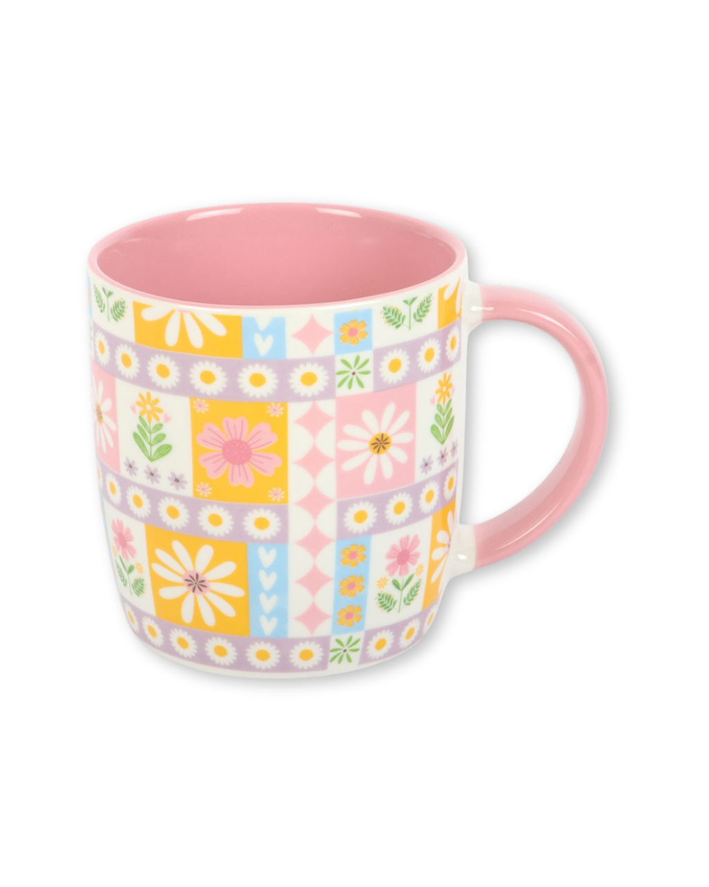 Floral Patchwork Print Mug