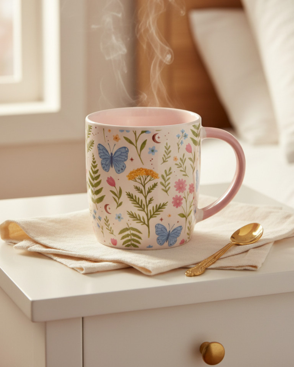 Luna Bloom Floral Print Mug