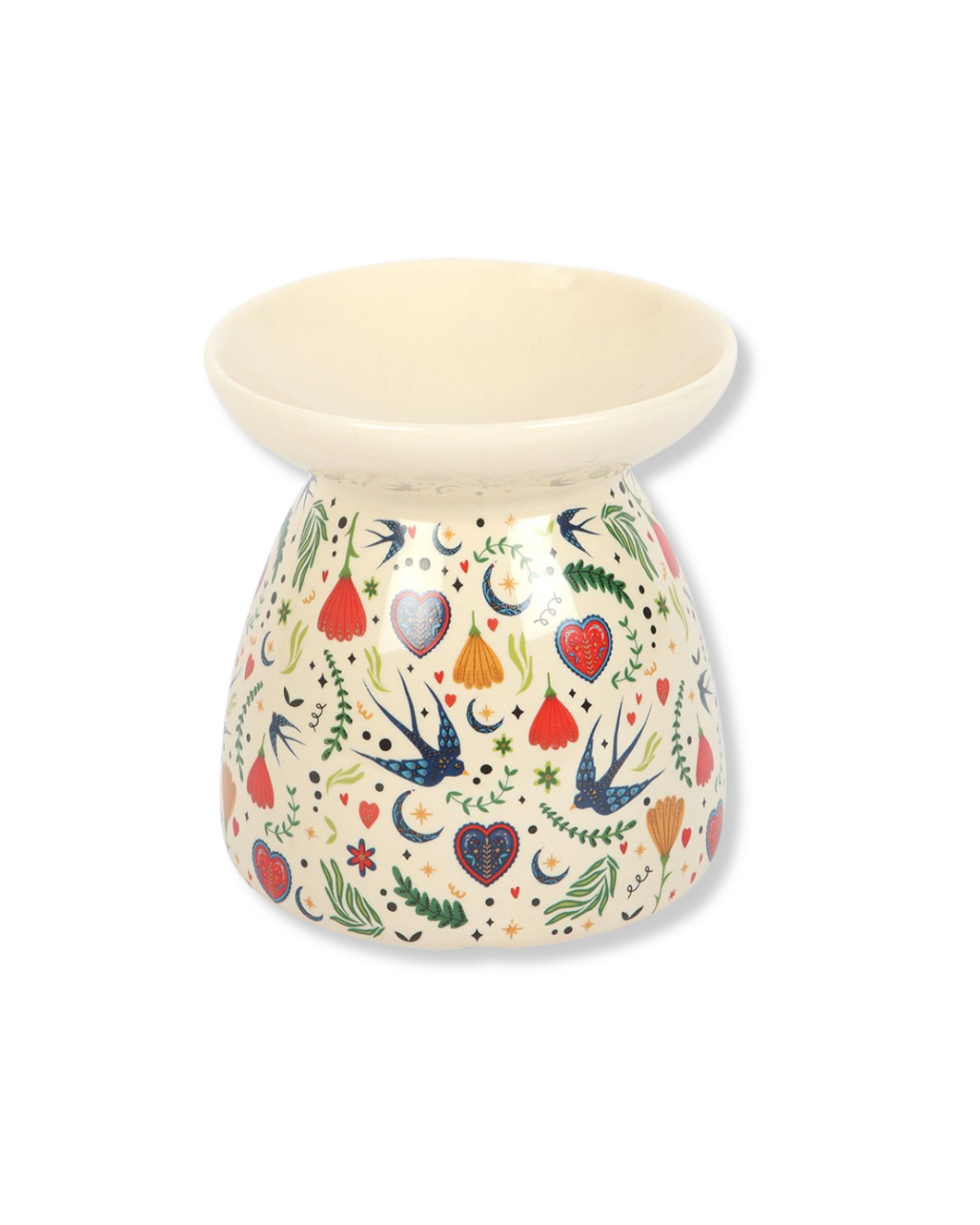 Cream Midnight Bloom Oil Burner & Wax Warmer