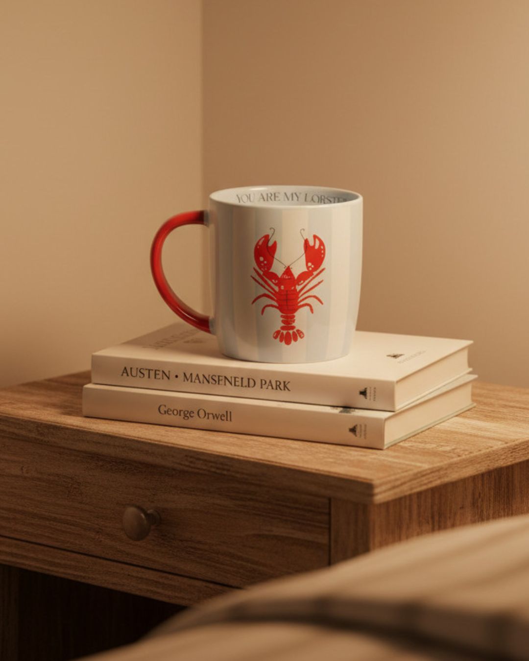 You Are My Lobster Striped Mug