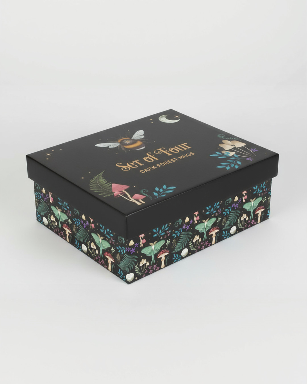 Set of 4 Dark Forest Mugs