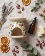 Cream Midnight Bloom Oil Burner & Wax Warmer