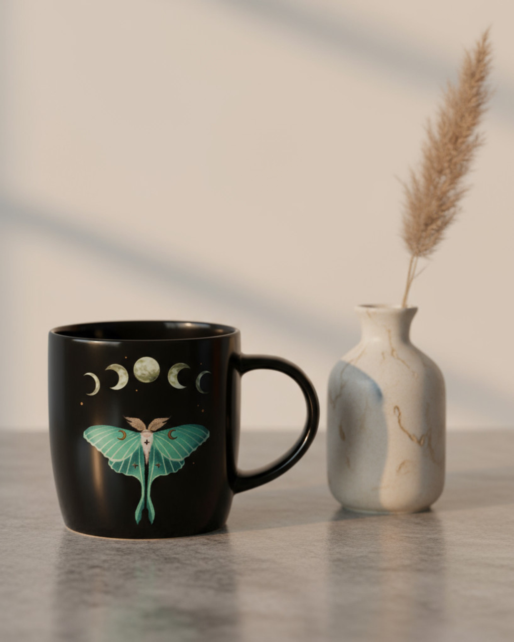 Luna Moth Forest Mug