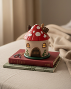 Mushroom House Incense Cone Burner | Whimsical Woodland Home Fragrance