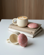 Pink Mushroom Woodland Mug