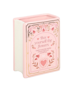 Pink Book Shaped Vase