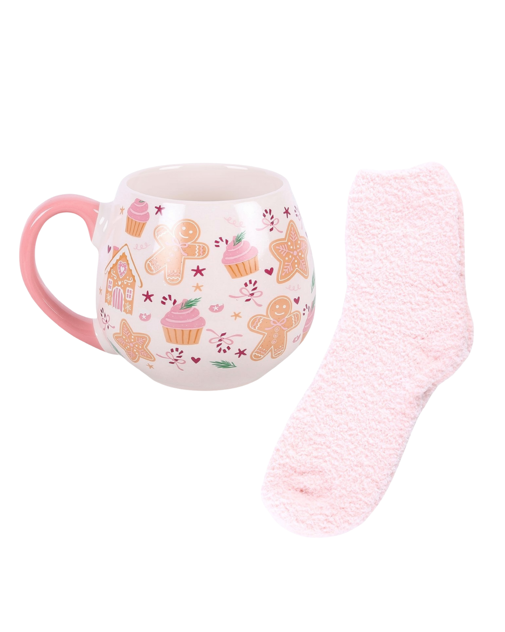 Gingerbread Mug & Socks Gift Set | Cosy Christmas Gift
