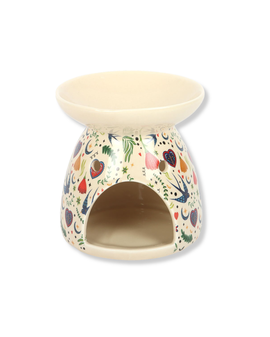 Cream Midnight Bloom Oil Burner & Wax Warmer