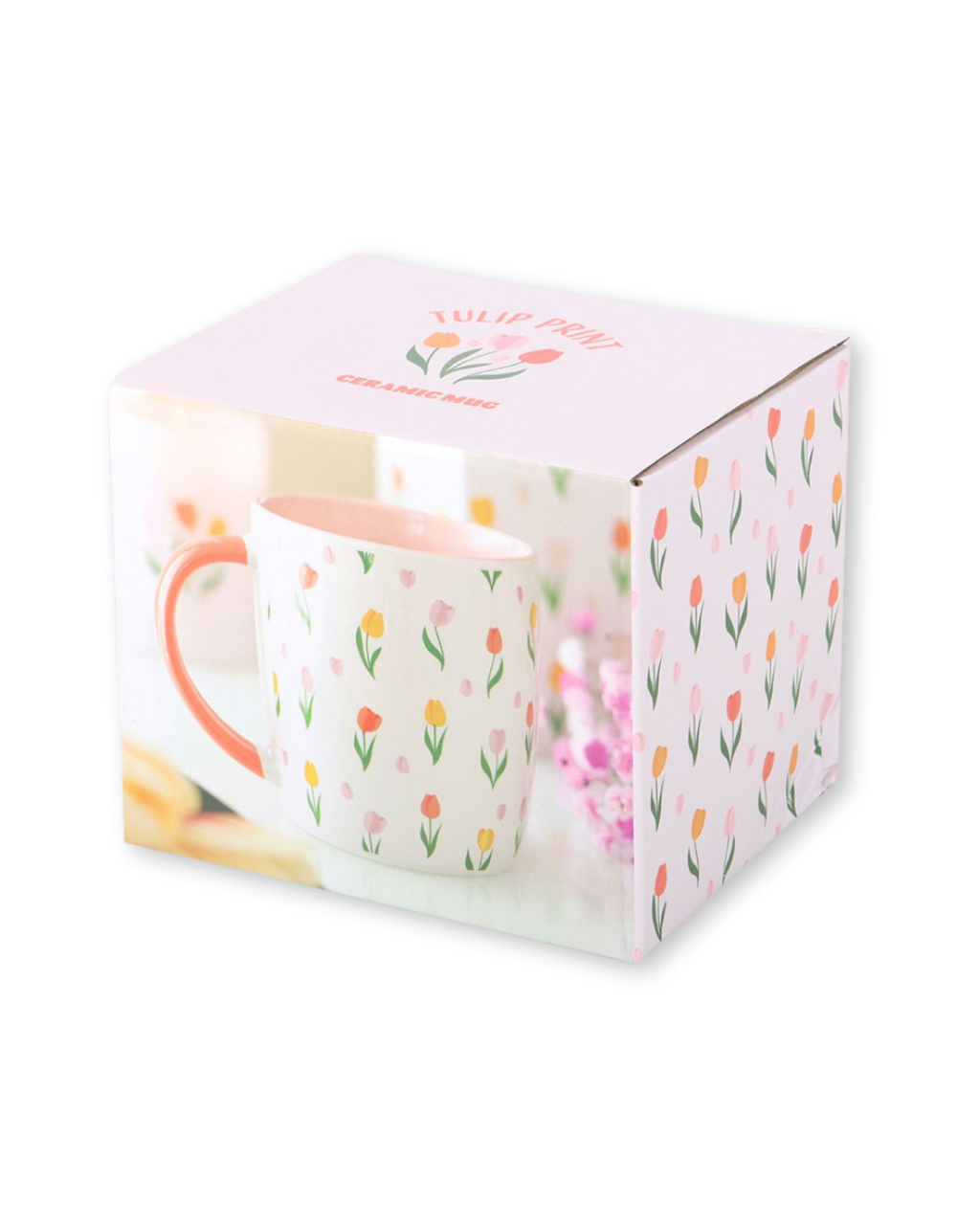 Tulip Floral Print Mug