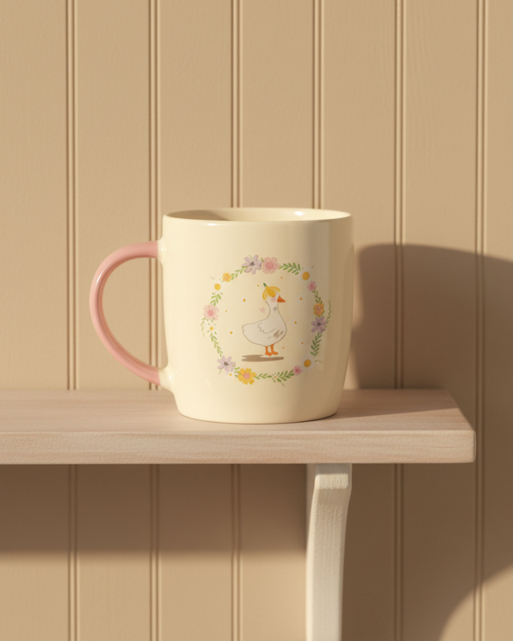 Floral Duck Mug