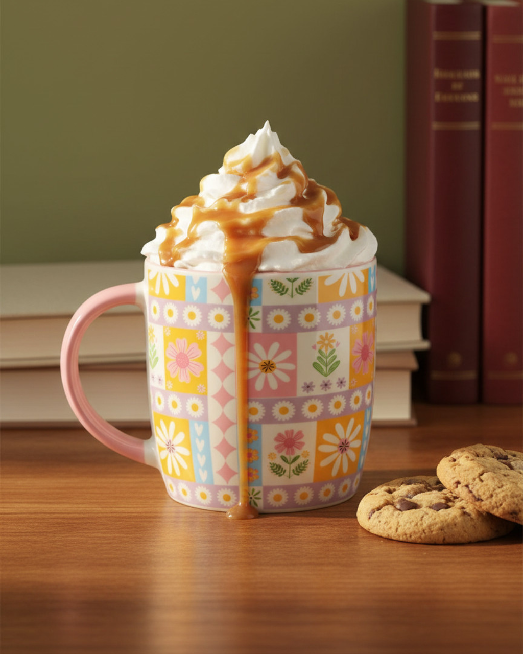 Floral Patchwork Print Mug