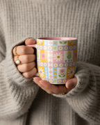 Floral Patchwork Print Mug