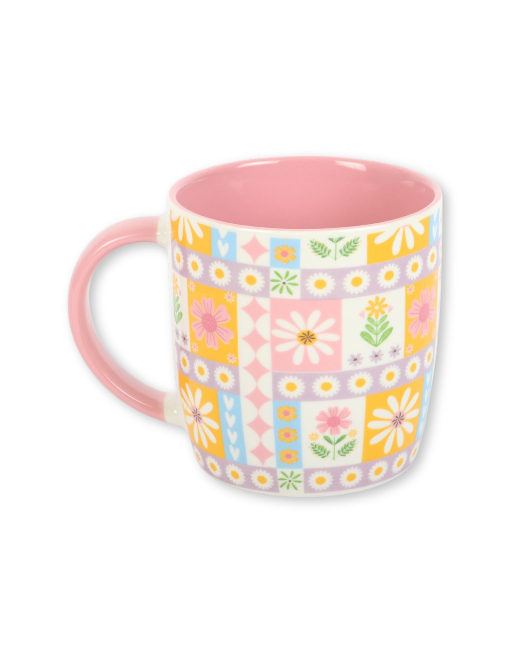 Floral Patchwork Print Mug
