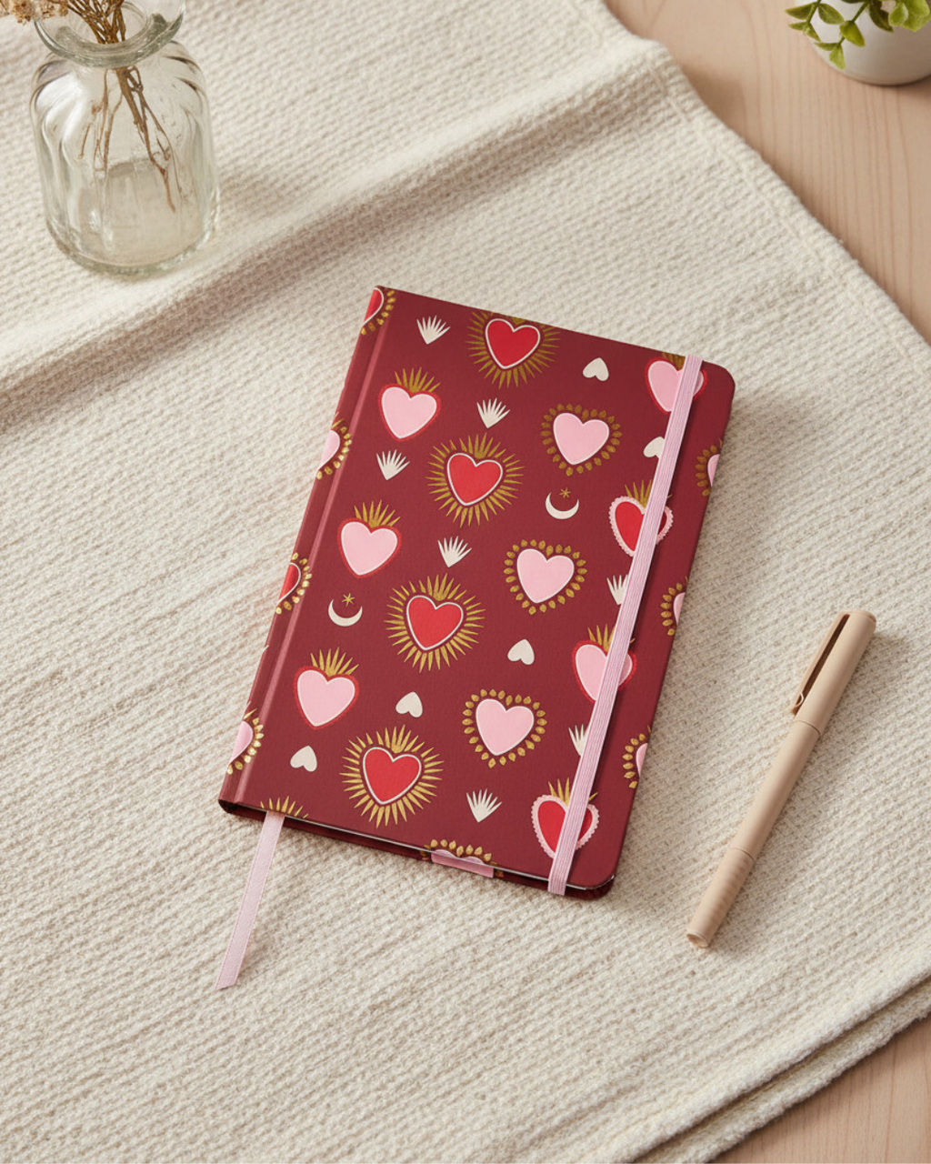 Sacred Heart Print A5 Notebook