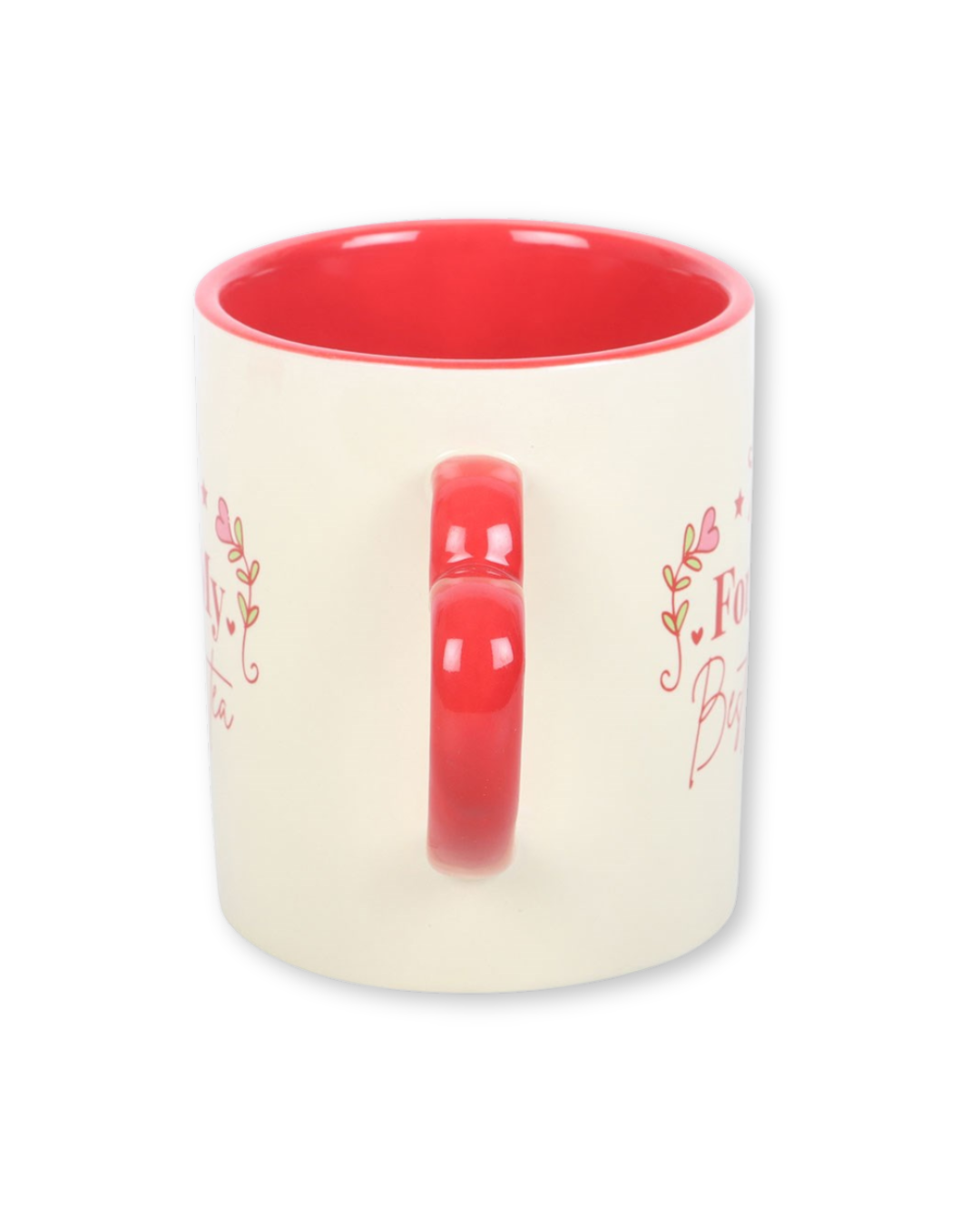 For My Best-Tea Mug with Heart Handle
