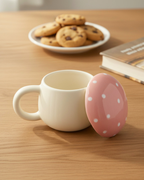 Pink Mushroom Woodland Mug