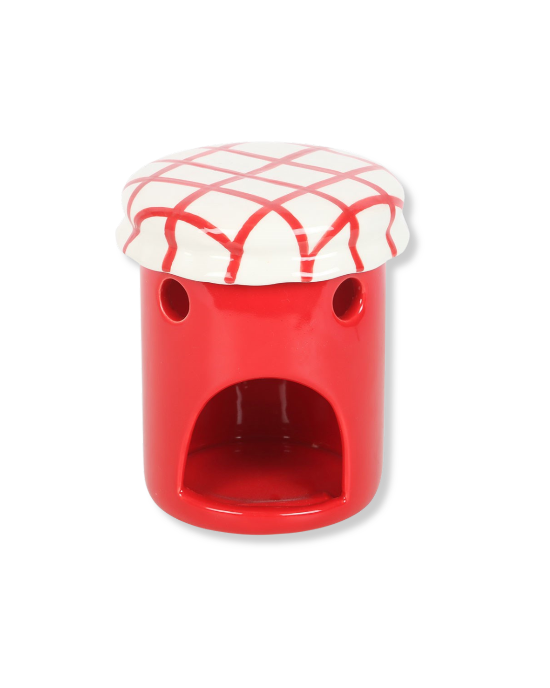 Cherry Jam Jar Oil Burner & Wax Warmer