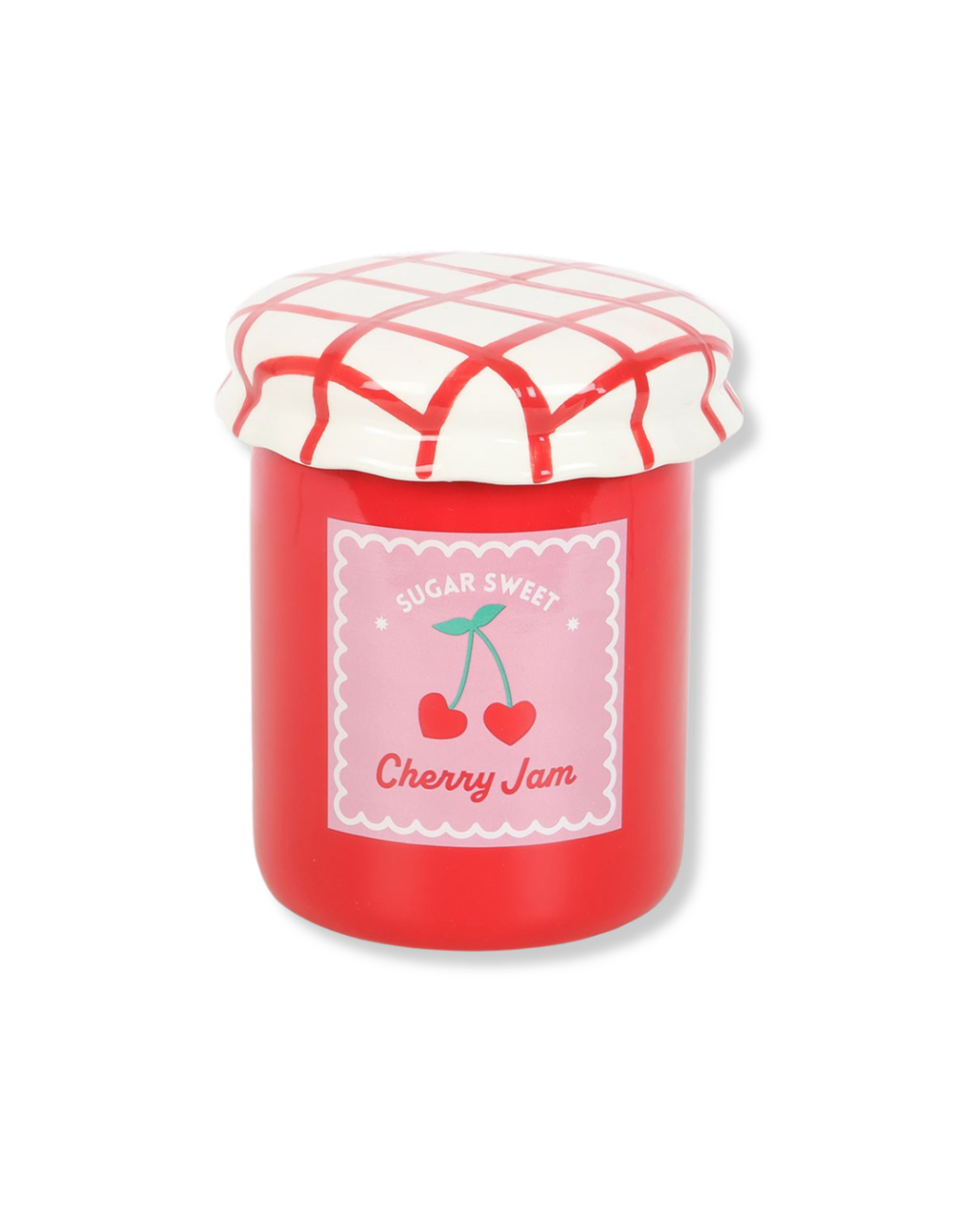 Cherry Jam Jar Oil Burner & Wax Warmer