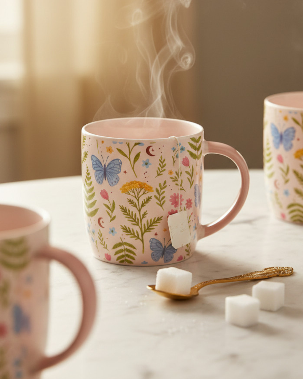 Luna Bloom Floral Print Mug