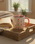 Tulip Floral Print Mug