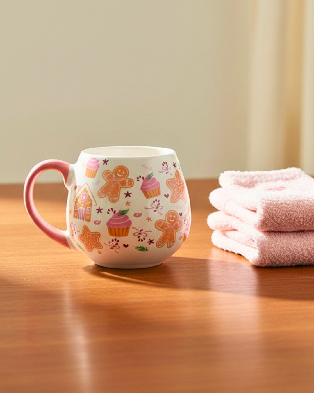 Gingerbread Mug & Socks Gift Set | Cosy Christmas Gift