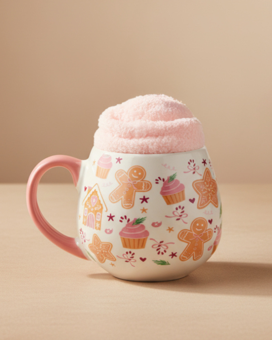 Gingerbread Mug & Socks Gift Set | Cosy Christmas Gift