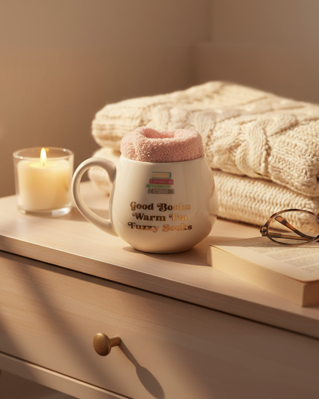Good Books Mug & Socks Gift Set