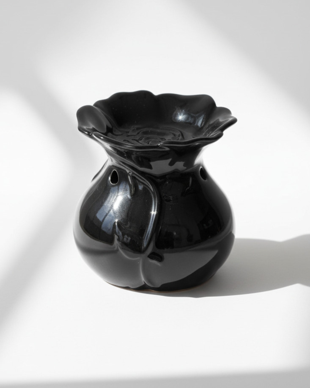 Black Rose Oil Burner& Wax Warmer