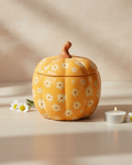 Floral Pumpkin Oil Burner | Ceramic Autumn Wax Melt Burner
